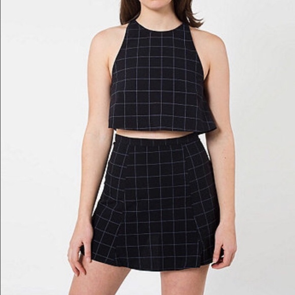 ✖️SOLD✖️ american apparel lulu grid set
